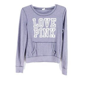 Pink Crew Neck Shirt Women's Sz Large Purple